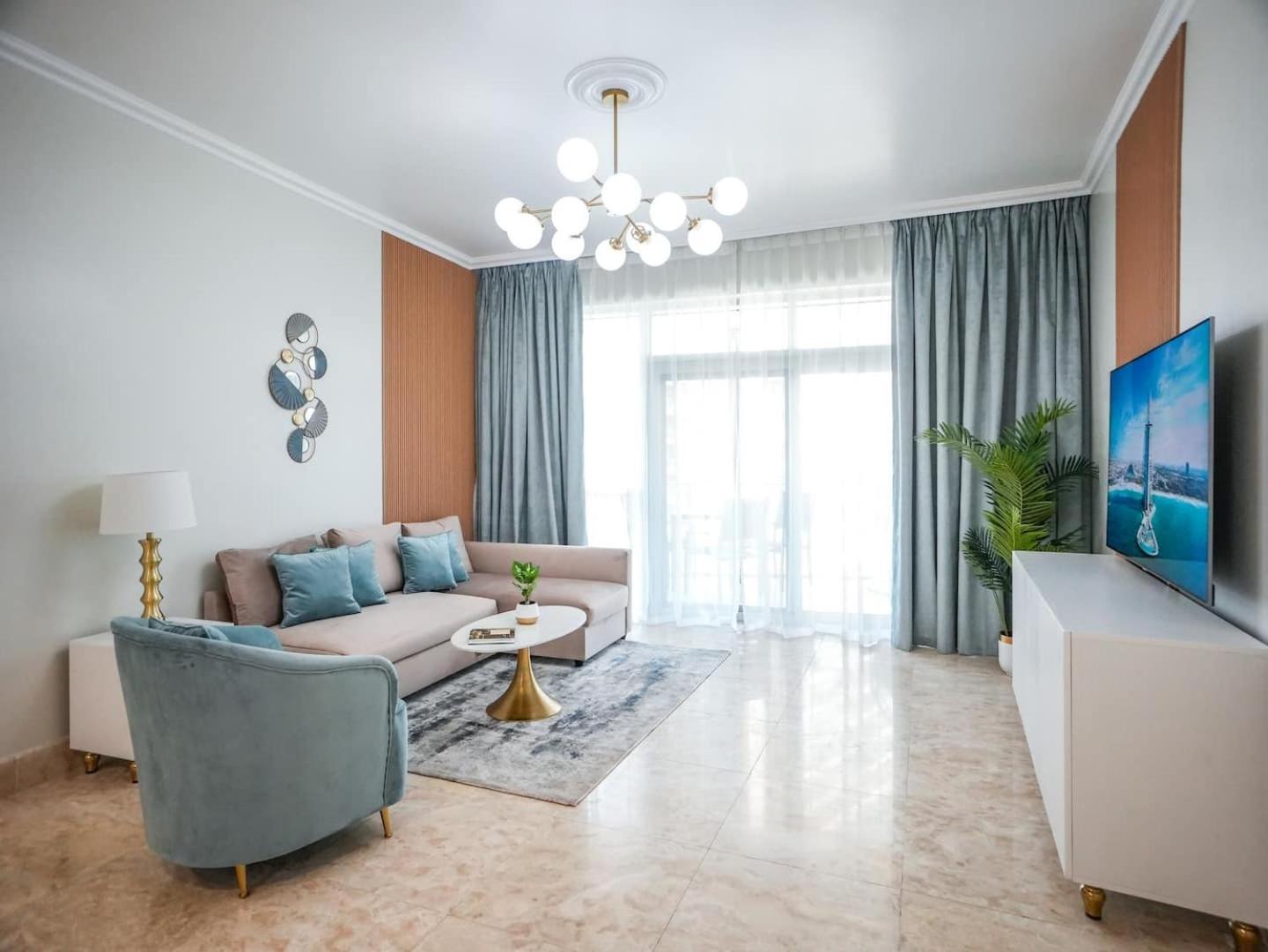 Deluxe 3 Bedroom With Marina & Sea View Dubaj Zewnętrze zdjęcie