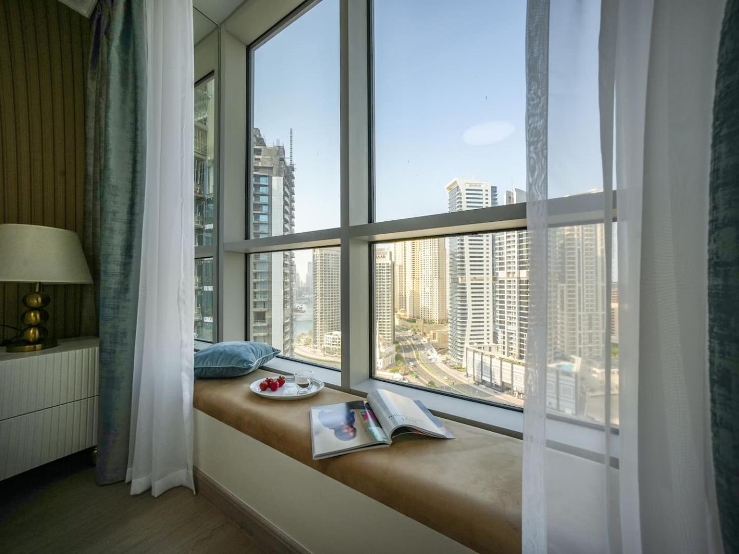 Deluxe 3 Bedroom With Marina & Sea View Dubaj Zewnętrze zdjęcie