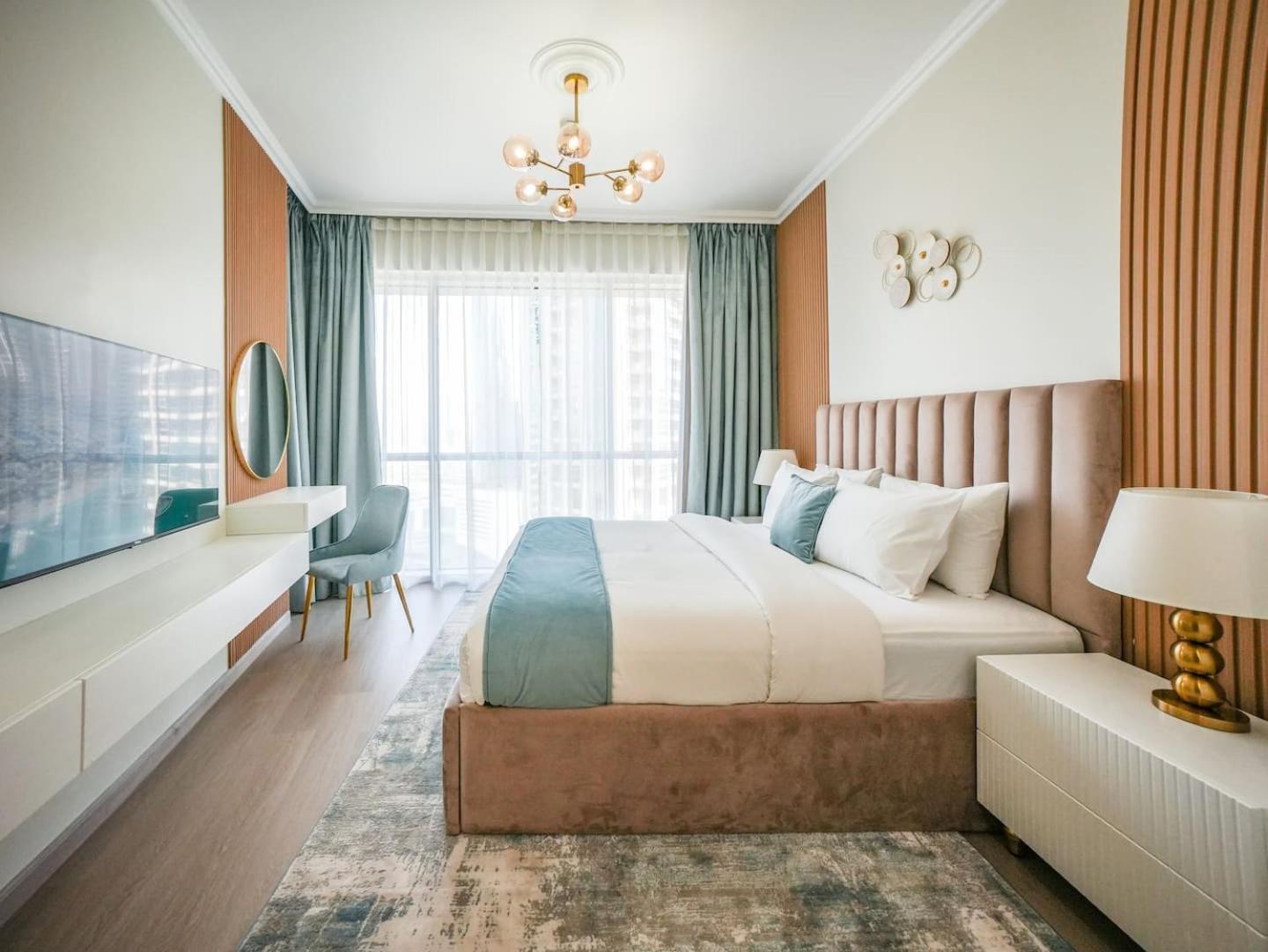 Deluxe 3 Bedroom With Marina & Sea View Dubaj Zewnętrze zdjęcie