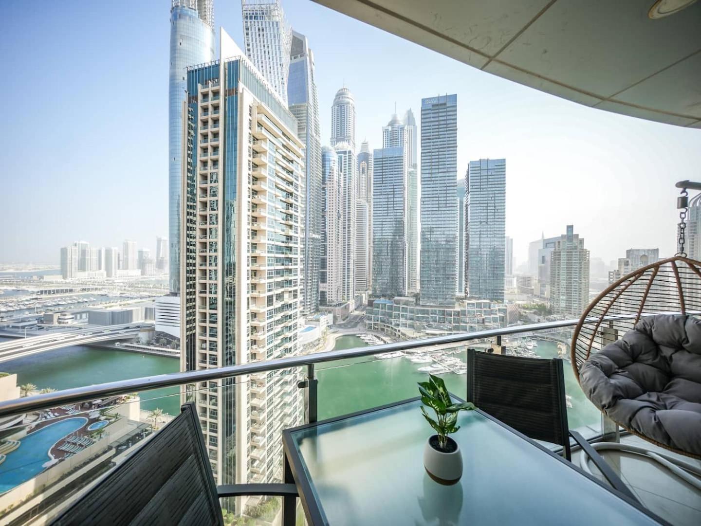 Deluxe 3 Bedroom With Marina & Sea View Dubaj Zewnętrze zdjęcie