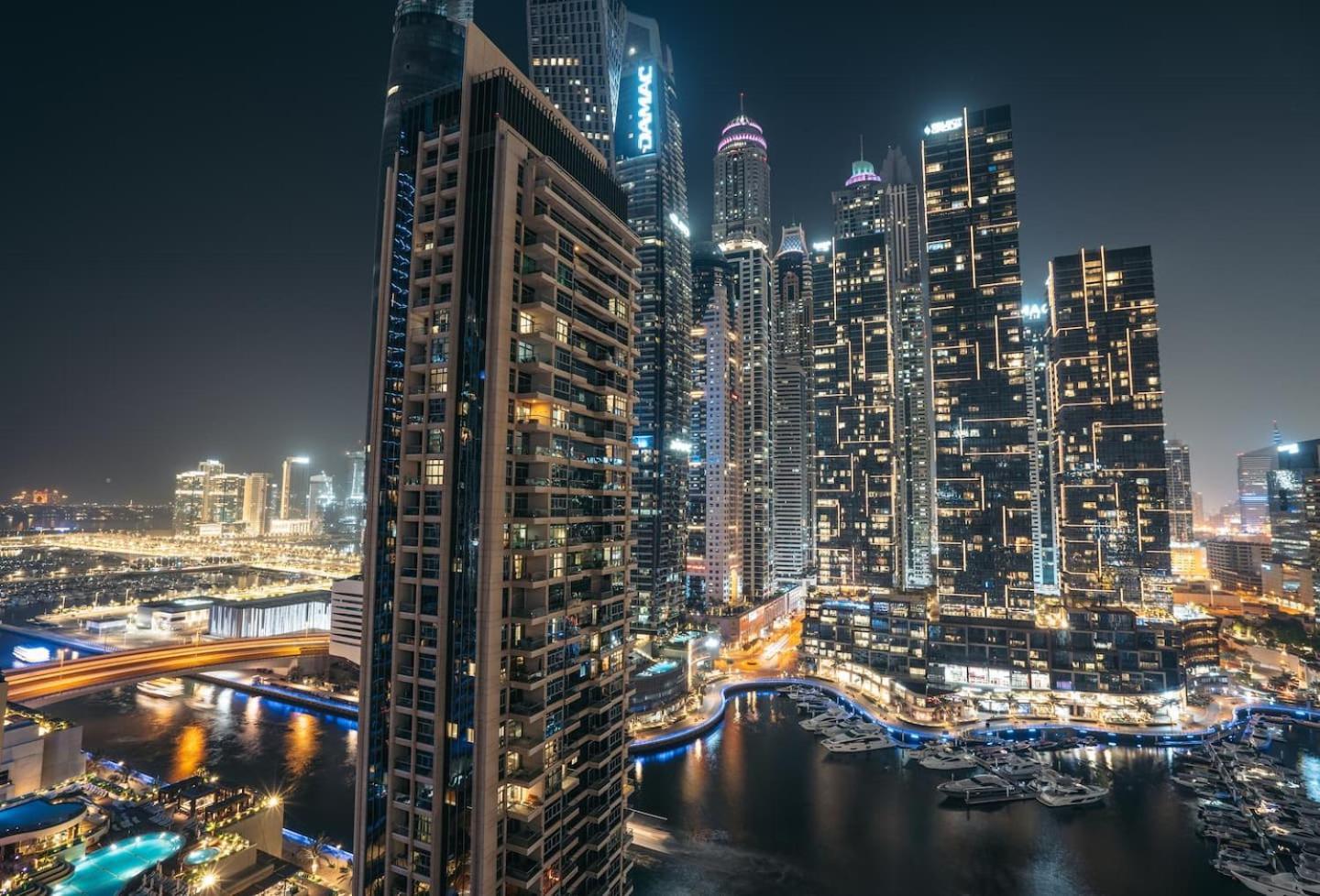 Deluxe 3 Bedroom With Marina & Sea View Dubaj Zewnętrze zdjęcie